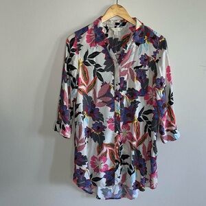 Khakis & Co Floral Button-Up Shirt